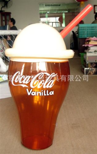 PVC充气杯子 yzpvc充气可乐杯  吹气可乐杯  厂家生产