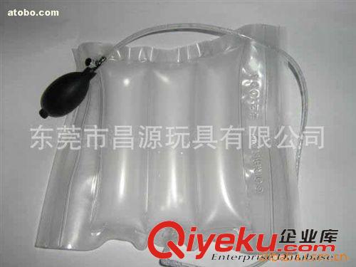 PVC充气坐垫 Pvc充气四方坐垫 吹气四方坐垫 PVC血压球手动充气坐垫