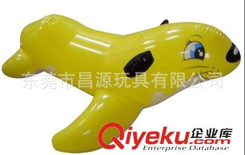PVC充气座骑座 pvc充气海豚骑座 吹气骑座 玩具骑座