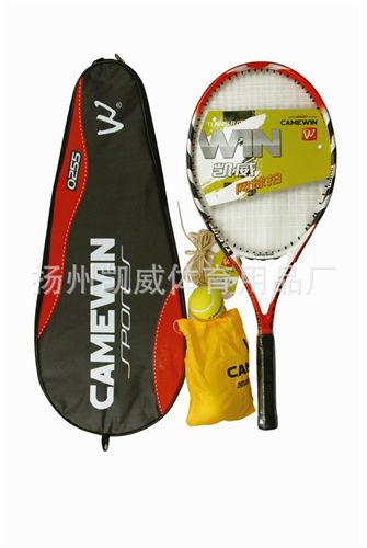 凯威羽拍系列 厂家直销仿碳素纤维一体网拍 碳纤维网球拍 0255