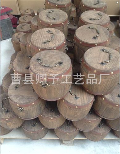 新品上市 厂家长年直销加工木制茶叶桶 桐木茶叶桶  茶叶包装桶