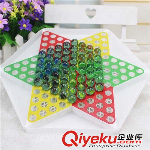 文体用品 跳棋 玻璃球跳棋 儿童益智玩具