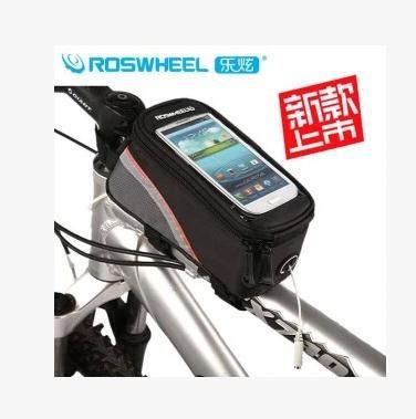 骑行装备 乐炫12496自行车上管包手机包可触摸手机前梁包骑行装备自行车包