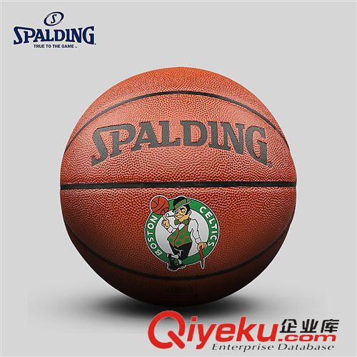 篮球系列（篮球、篮架、篮板、篮圈、发球机等）产品 SPALDING斯伯丁PU皮NBA凯尔特人队徽室内外篮球74-093
