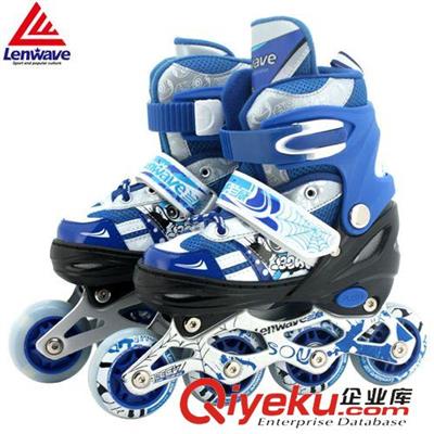 轮滑系列 兰威 8070 直排 男 女 儿童轮滑鞋 闪光滑冰鞋 溜冰鞋