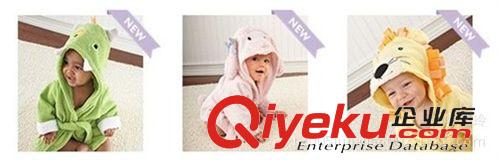 热销儿童专用配件系列（现货） 美国Baby A婴儿浴袍浴巾抱被卡通洗澡巾8色造型baby浴衣
