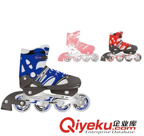 溜冰鞋 小额批发零售l儿童平花鞋 供应质量保证的缝线型单闪光直排溜冰鞋