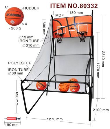球架球网系列 滑到篮球游戏/折叠篮球架/单人篮球架/儿童篮球架/休闲室内篮球架
