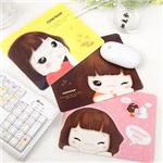 手机电脑周边 韩国cookyshop 卡通妮子女孩 可爱妞子鼠标垫 淘宝赠品