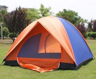 户外帐篷 盛源3-4人户外双层单门休闲帐篷 旅游帐篷 露营帐篷 005