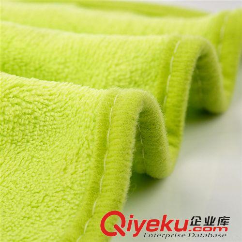 清洁卫生 纯色可挂式擦手巾 超强吸水懒人珊瑚绒抹布 厨房洗碗布洗碗巾 33g