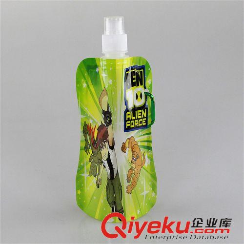 葫芦形水袋 480ml 折叠水袋，可定制LOGO