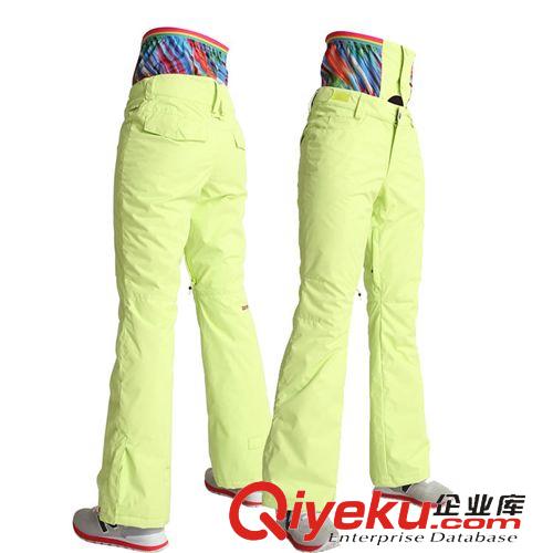 滑雪用品 GSOU SNOWzp高腰收腹 单双板保暖女款滑雪裤 防水防
