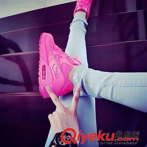 其它运动鞋 Max90骚粉红女鞋 库存批发气垫跑步鞋运动鞋休闲鞋345017－60
