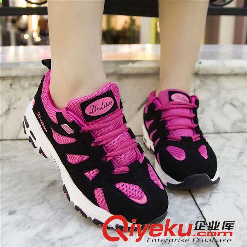登山鞋 2015斯凯奇女鞋黑白款韩版内增高鞋跑步运动鞋情侣女熊猫跑步单鞋