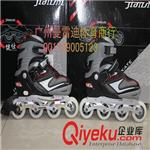 健仕轮滑系列 广东总代理 健仕溜冰鞋891 PU单轮闪光 铝支架 可调旱冰鞋