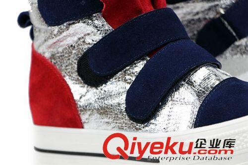 按【主要材质】 爆裂纹厚底松糕鞋 2013新款魔术贴 温州女鞋x厂家批发