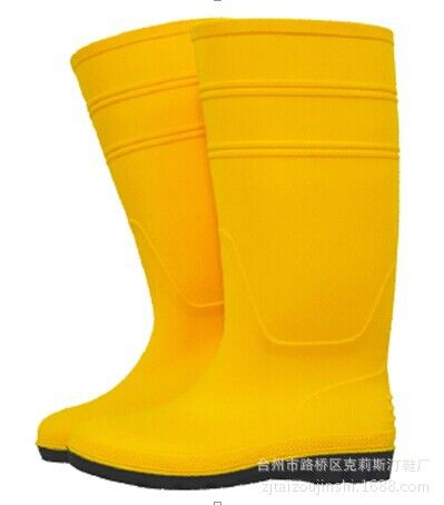 男款雨鞋 外贸CE认证出口欧洲 男女通用 PVC雨靴农业劳保雨鞋