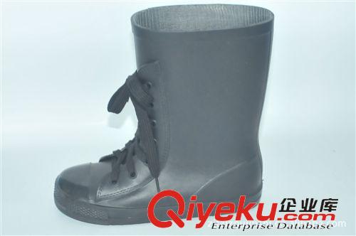 儿童雨靴  批发供应儿童时尚雨鞋 外贸韩国系带中筒雨靴水鞋