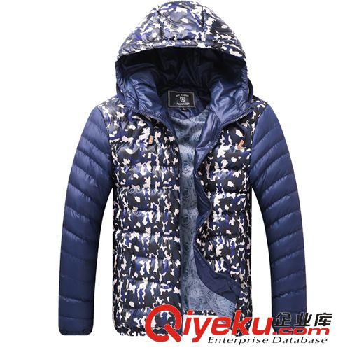 棉衣 EJE秋冬季男士时尚迷彩棉衣修身韩版厂家直销可贴牌 AD 6066
