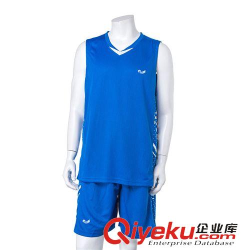 篮球服 越奥2015年休闲运动篮球服套装1509蓝色吸汗透气球衣专业球服