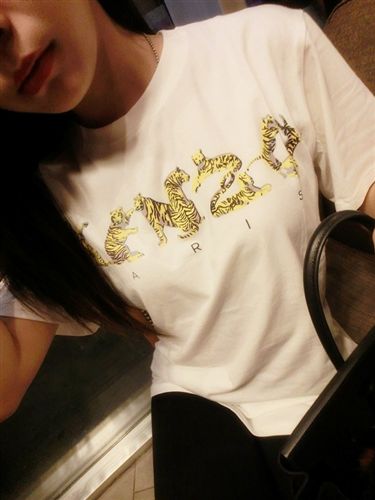 5月18日新款 新款韩版甜美可爱tiger卡通印花短袖T恤128