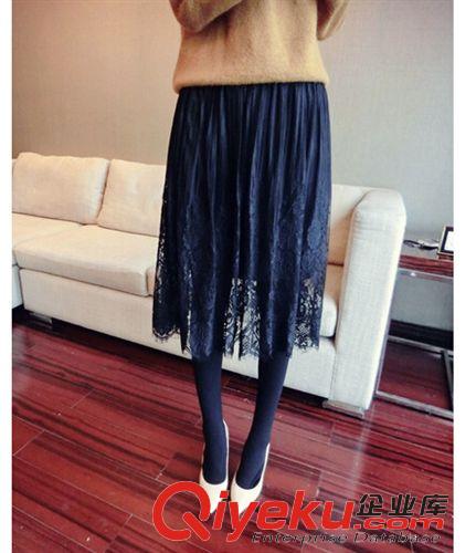 裙子 2015春装新款韩版女装ts蕾丝半身裙长裙