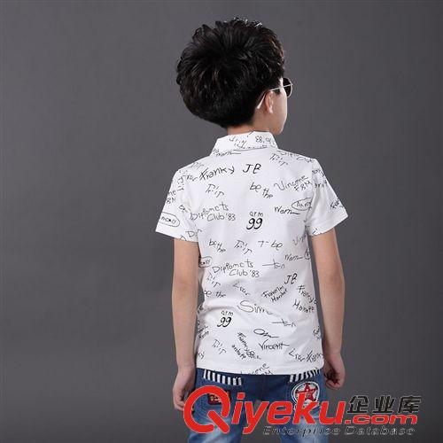 一件代发 2015夏季新款童T恤 童套装儿童短袖纯棉T恤韩版夏男童套装中大童