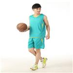 篮球服 篮球服套装 双面网状篮球衣 男 篮球训练服 可印号印字队服定制