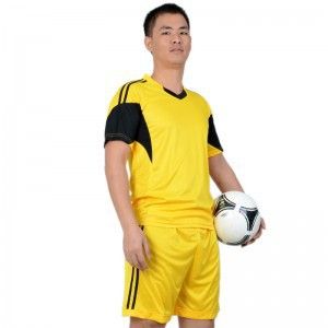 足球服 新款xx中健短袖足球服套装男 比赛训练服球衣光板足球衣3474#