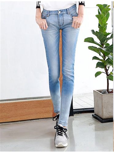 3月21春款第五波 一件代发2015春装新款韩版时尚修身小脚铅笔牛仔长裤女微信代理