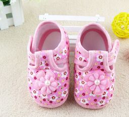 童鞋、宝宝鞋 婴儿鞋 软底 棉布 搭扣 宝宝儿童鞋 厂家批发 学步鞋