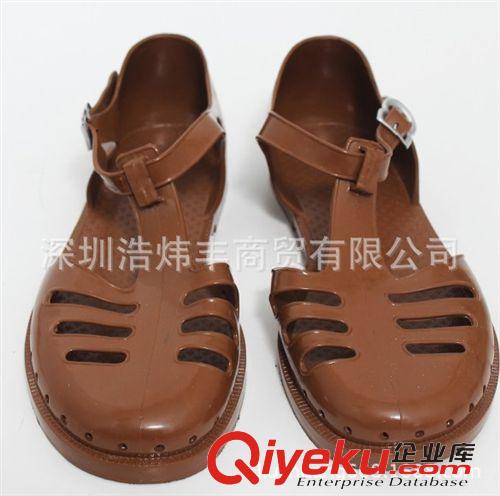 热销产品 zp老式塑料凉鞋3547厂生产男士日系韩朝塑料鞋包头工作鞋批发