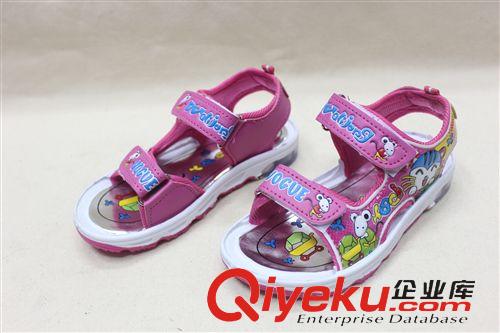 童鞋 厂价促销2015夏季新款沙滩童鞋，猫和老鼠图案带灯系列儿童凉鞋