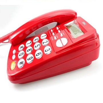 电话座机 得力电话机 780电话机 C168型电话机 来电显示 免提拨号 带锁