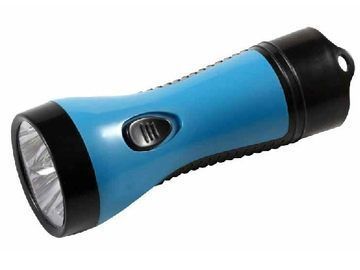 照明电筒 得力手电筒LED充电式 节能环保型 可循环充电 4灯头 塑料壳 zp