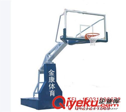 篮球架、球板、球框、球网 厂家供应 室内移动式手动液压升降篮球架 手动液压篮球架系列