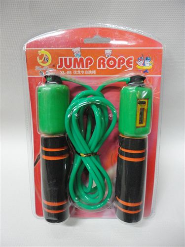 跳绳 zp信龙可调长短专业负重健身房跳绳考试专用计数跳绳XL-86