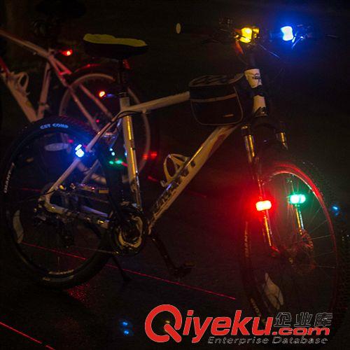 tuban户外探险 2个青蛙灯 硅胶警示灯死飞山地车尾灯 单车装备配件 自行车前灯