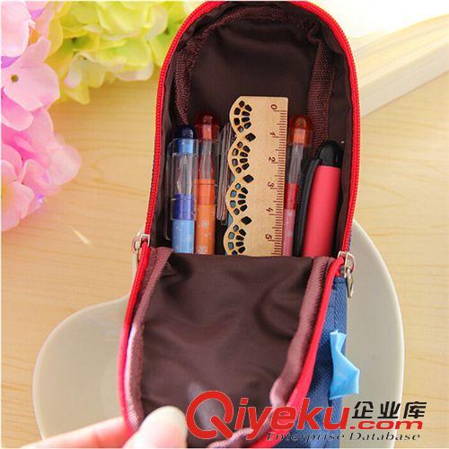 收纳用品 韩版创意可爱猪鼻笔袋 简约大容量笔袋文具袋 十元店货源