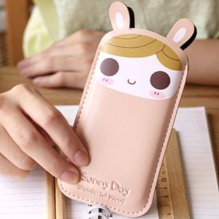 可爱包包 C19264 超萌可爱萝莉手机保护套 iphone苹果手机袋