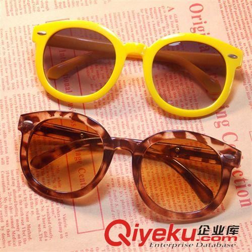 2015年夏季产品 夏季韩版新款儿童太阳镜 男童女童遮阳镜 墨镜 时尚防紫外线眼镜