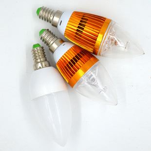 LED蜡烛灯 led塑料蜡烛灯 l拉尾蜡烛灯 led尖泡蜡烛灯 E14接口 工厂直销