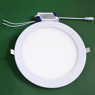 LED超薄面板灯 厂家直销面板灯LED超薄面板灯12W圆形面板灯LED灯具批发