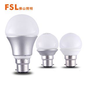 LED球泡/B22卡口 fsl佛山照明led灯泡 B22卡口led球泡5W 7w 室内led球泡灯批发