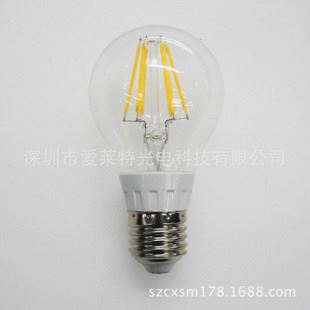 LED球泡 LED灯丝灯 LED灯丝球泡 5W调光 蓝宝石 钨丝灯 恒流宽压 厂家批发