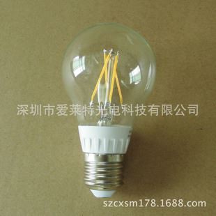 LED球泡 LED灯丝灯 LED灯丝球泡 5W调光 蓝宝石 钨丝灯 恒流宽压 厂家批发