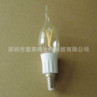 LED球泡 可定制 led灯丝球泡灯拉尾灯 E27 B22 E26 E12 E14螺口 led灯泡