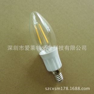 LED球泡 LED灯丝蜡烛灯 4W调光 LED钨丝灯 恒流宽压 生产厂家批发