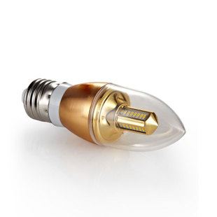 新品上市 厂家直销 LED 4w尖泡 水晶灯专用E14 LED蜡烛灯 led灯泡原始图片3